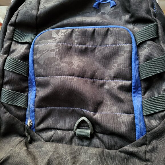 Under Armour Imprint Laptop Backpack -- Blue-BLACK GUC SEE PICTURES - Picture 3 of 11